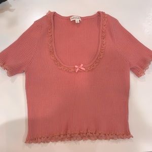 For Love and Lemons knit shirt
